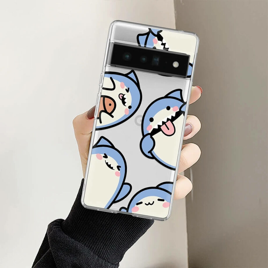 Cartoon Shark Google Pixel Case