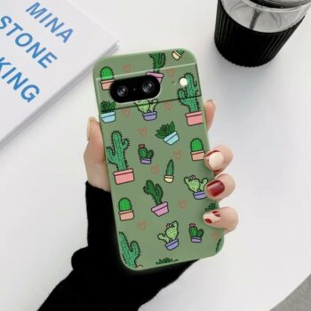 Green Cactus Google Pixel Case