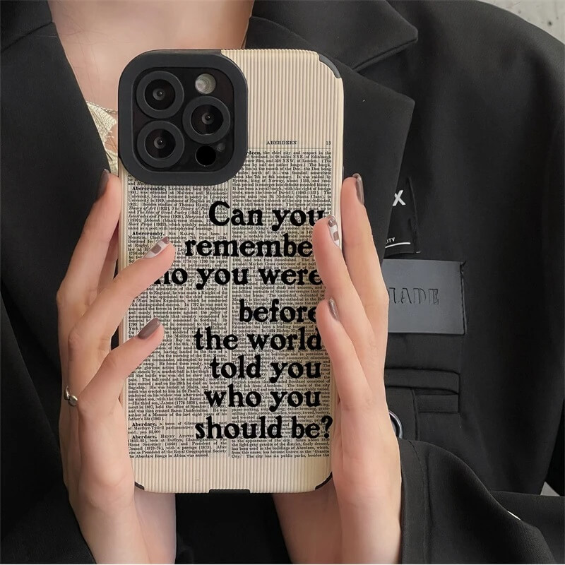 Remember Who You Are iPhone Case