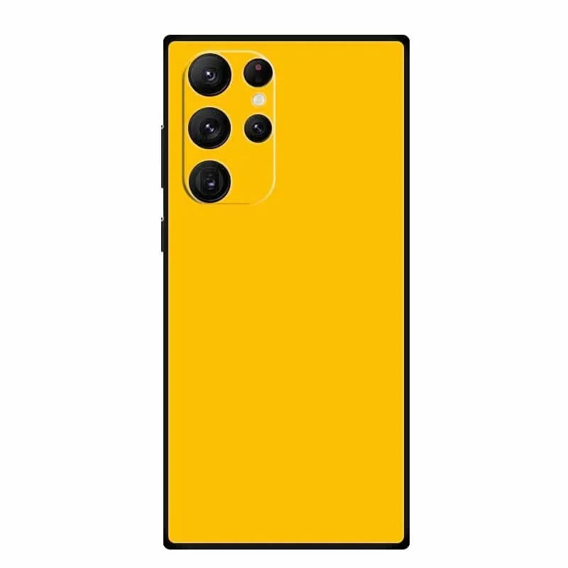 Yellow Phone Case for Samsung S24, S24 Plus, S24 Ultra