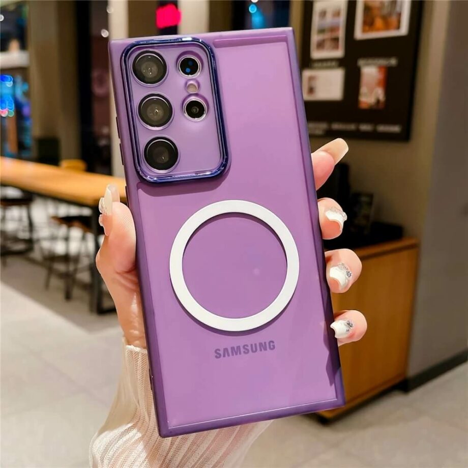 Purple Clear Soft Silicone Phone Case