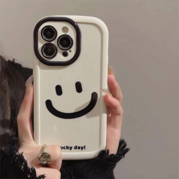 Big Smiley Face Shockproof iPhone Case