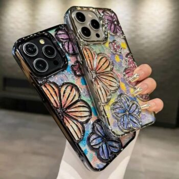 Shockproof Flower Oil Painting Phone Case
