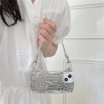 Silver handbag style case