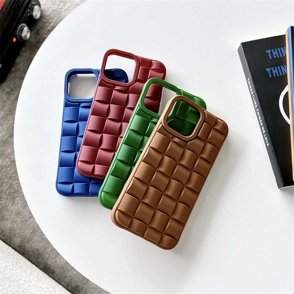 3D Wall Panel iPhone Case - Colors