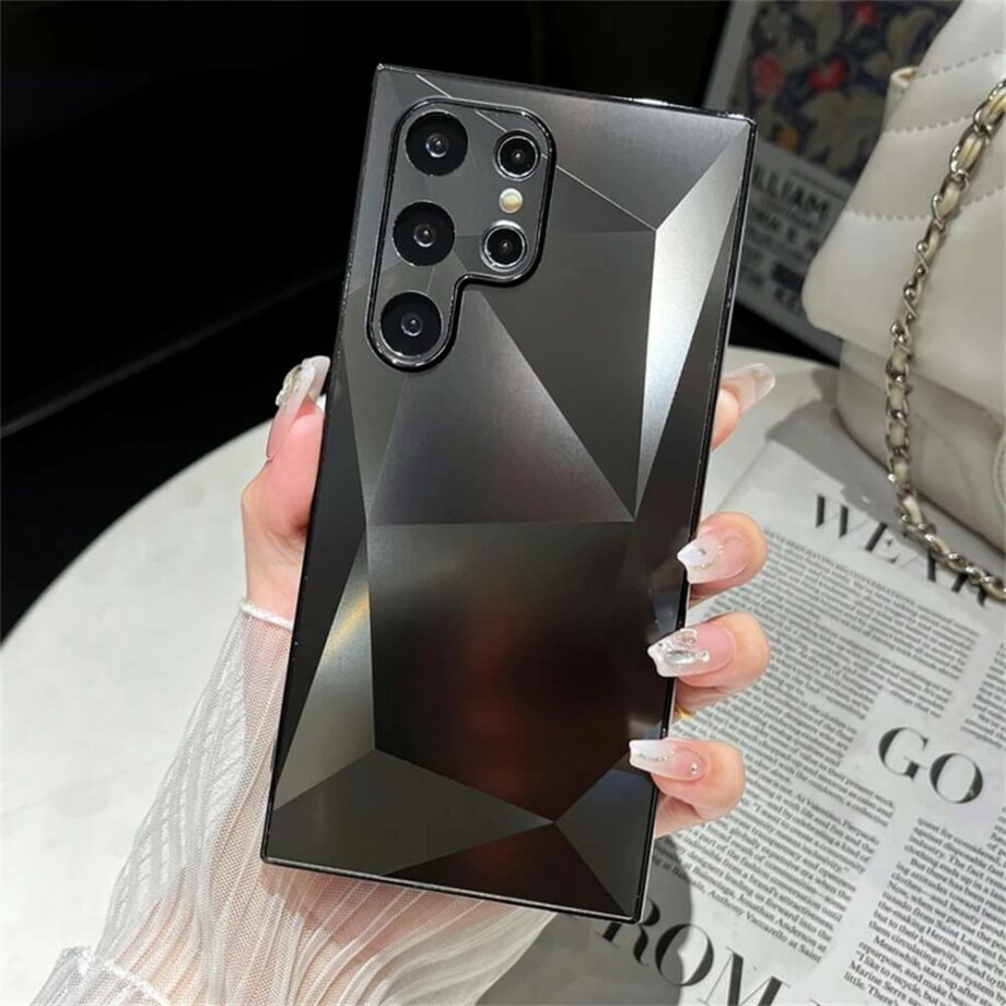 Black Diamond Phone Case for Samsung S24 Ultra