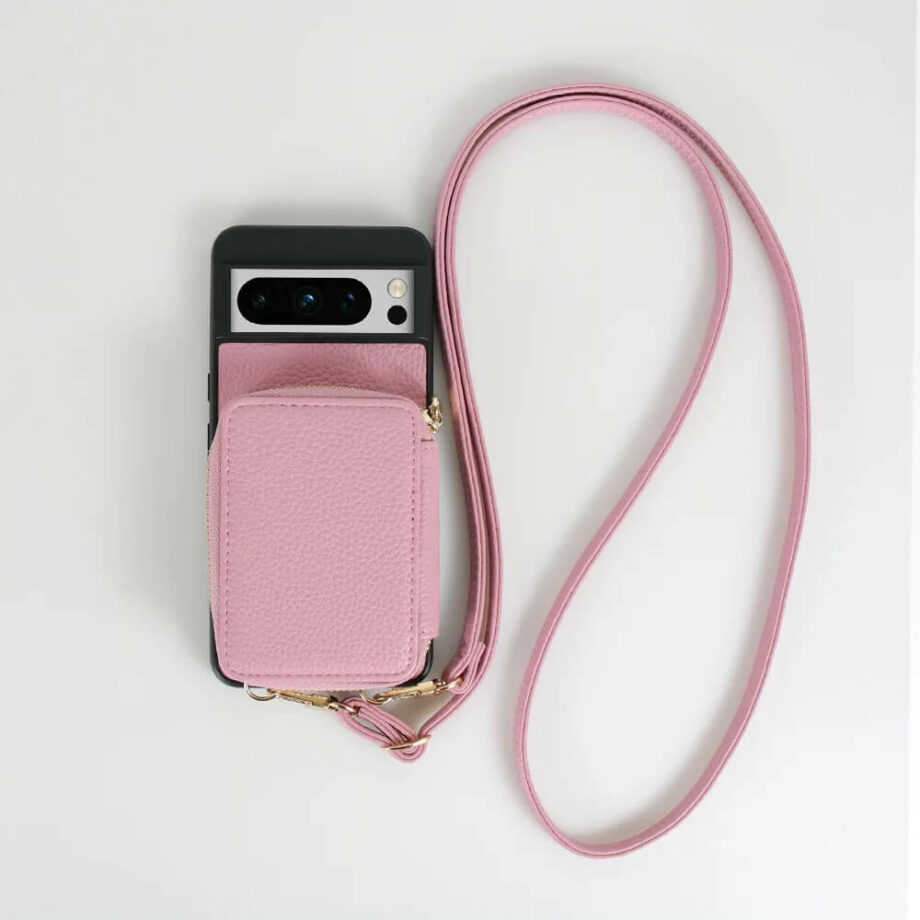 Crossbody Google Pixel Phone Case With Card Holder (2)