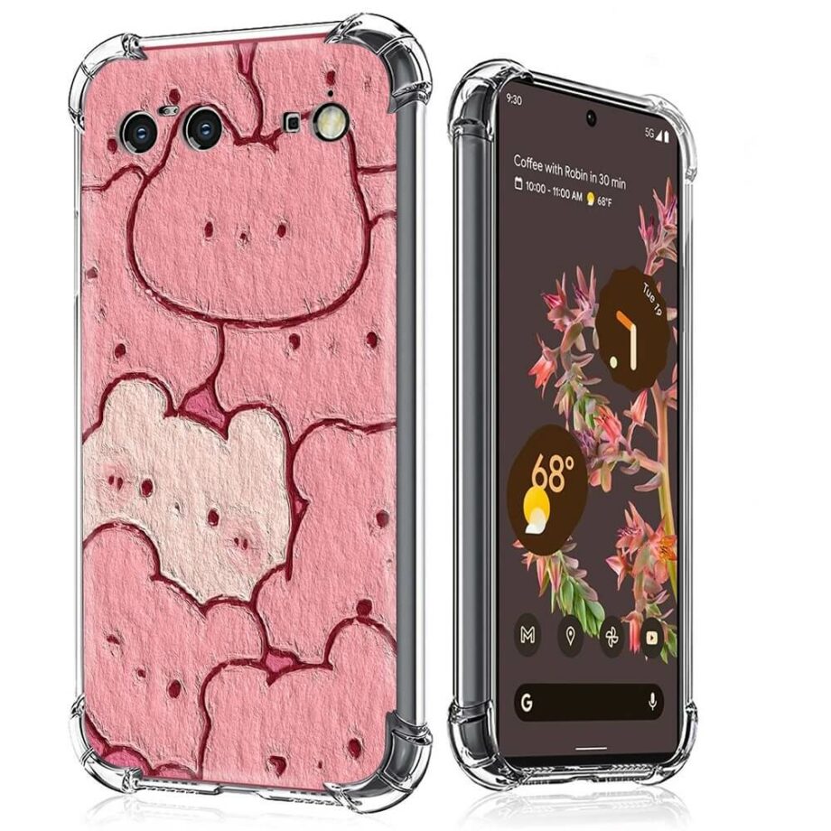 Cute Pig Google Pixel Phone Case (1)