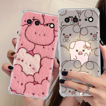 Cute Pig Phone Case for Google Pixel 8 7 6 series