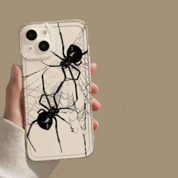 Cute Spider Couple iPhone Case