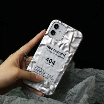 Error 404 Not Found Soft Silicone iPhone Case