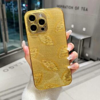 Luxury Gold Leaves iPhone Case