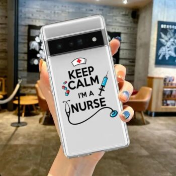 Nurse Clear Google Pixel Phone Case