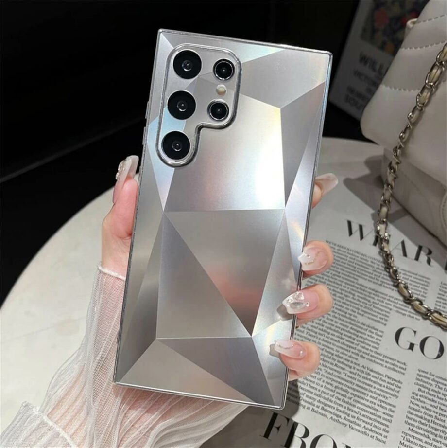 Silver Diamond Case for Samsung Galaxy S24 Ultra