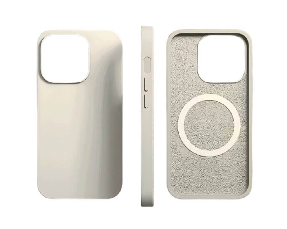 White color phone cover