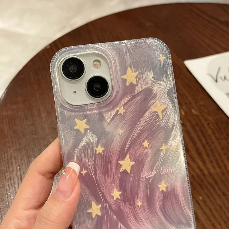Glitter Laser Star Light iPhone Case