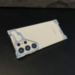 Silver Aluminum Edges Corner Protector case for Samsung s24 ultra