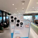 Surf Puppy Liquid Quicksand Clear iPhone Case