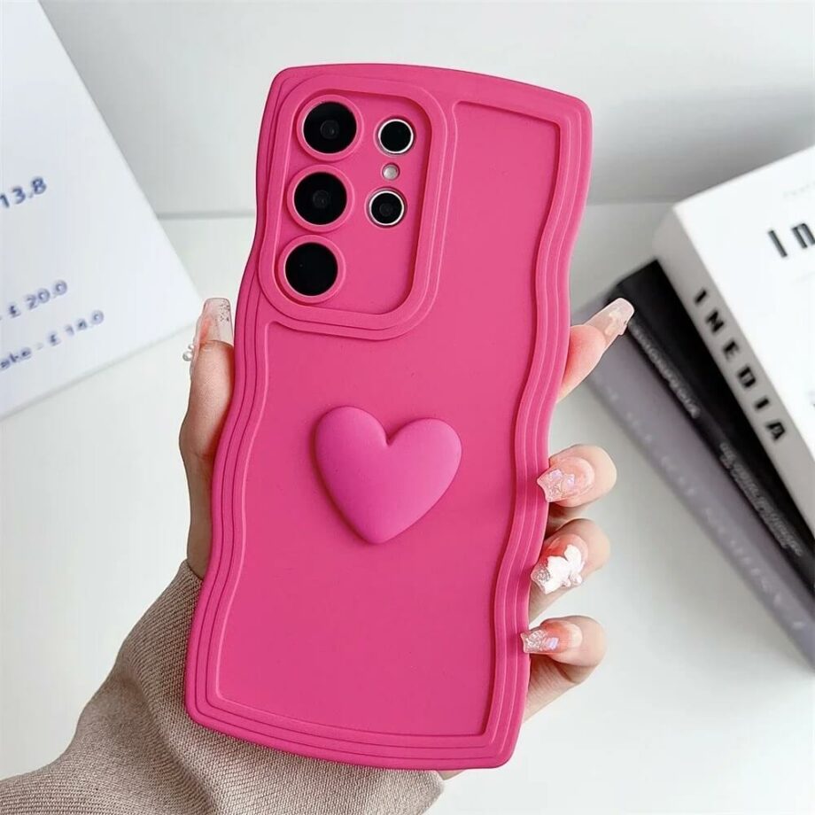 rose_red Heart Wave Phone Case