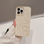 3D Water Ripple iPhone Case- beige