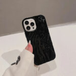 3D Water Ripple iPhone Case- black