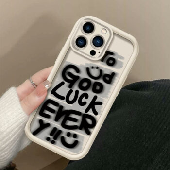 Good Luck Wishes Quote iPhone Case