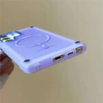 Hybrid Magnetic Clear Bumper Samsung Phone Case (3)