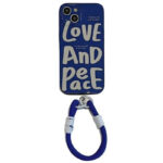 Love and Peace Quote iPhone Case