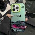 Never Stop Climbing Mountain iPhone Case - Green