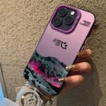 Never Stop Climbing Mountain iPhone Case - Purple