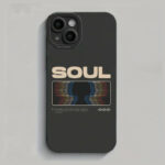 Portrait Soul Quote Shockproof iPhone Case