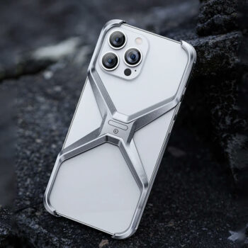 Rimless Aluminum Alloy Heat Dissipation Shockproof iPhone Case