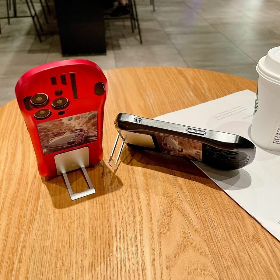 Supercar Shaped Phone Case with Aliminuim Stand