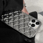 Diamond Rhombus Shape Plating Phone Case (1)