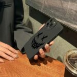 Horror Smile Black iPhone Case (2)