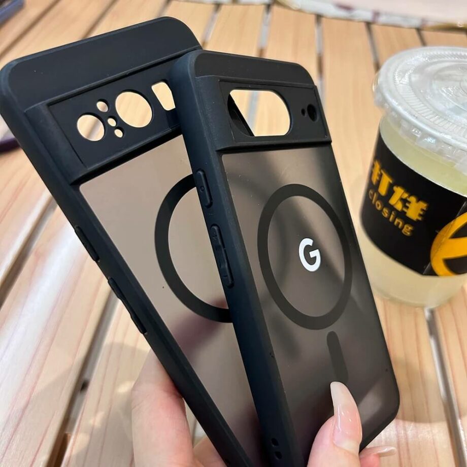 Magnetic MagSafe Matte Black Google Pixel Phone Case