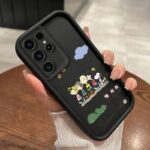 Summer Vibes Cartoon Figure Statue Case Black