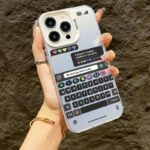 iphone text message keyboard print phone case (1)