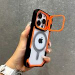 MagSafe Magnetic Clear Phone Case with Invisible Stash Stand