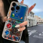 Transparent Retro Game Console Display Phone Case