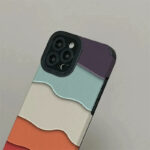 Colorful Wavy Stripe Texture Case for iPhone Series (3)