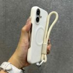 MagSafe Cortex Phone Case with Strap -white