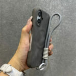 MagSafe Cortex Phone Case with Wrist Strap- gray