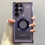 Deep Purple Magnetic Wireless Case for Samsung S25 Series
