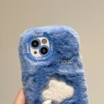Fluffy Cloud Plush iPhone Case