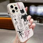 Hand Drawn Doodle Art Cat Case
