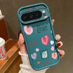Cute Blue Hand Drawn Love Hearts Google Pixel Case