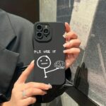 Funny PLZ Use It Brain Meme Matte iPhone Case (2)