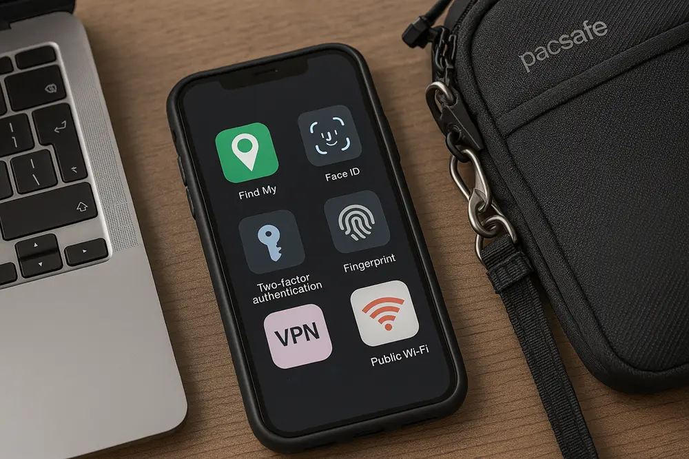 Smartphone security travel tips