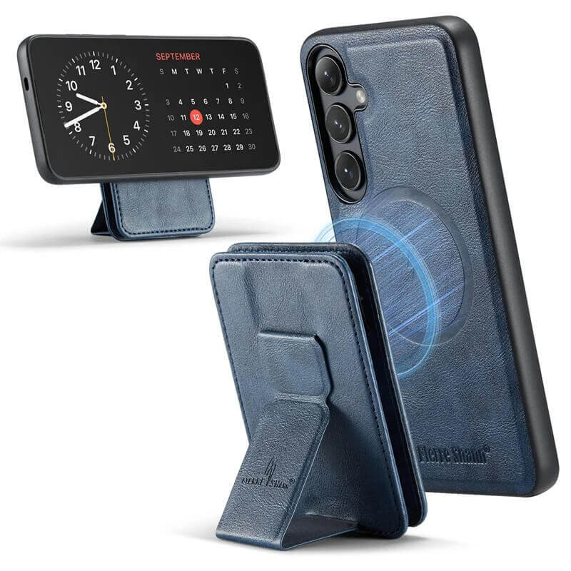 Detachable Magnetic Kickstand Case with Grip Support 40